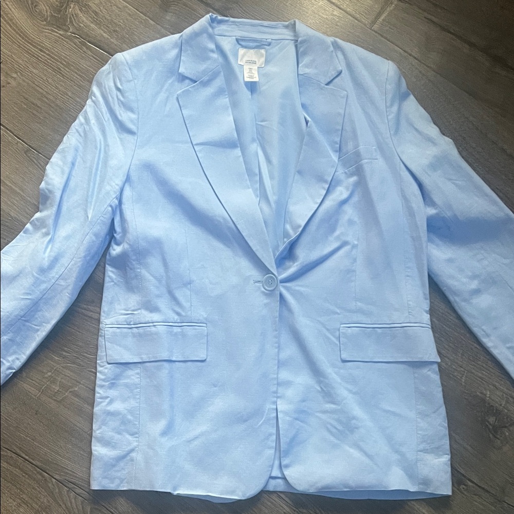 H&M Light Blue Blazer